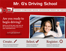 Tablet Screenshot of mrgdrivingschool.com